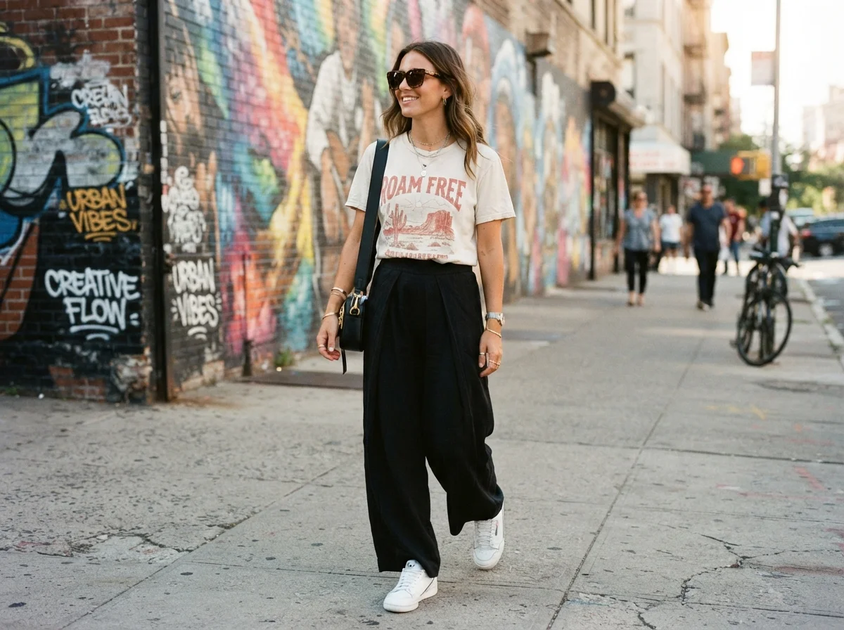 11. Graphic Tee Style