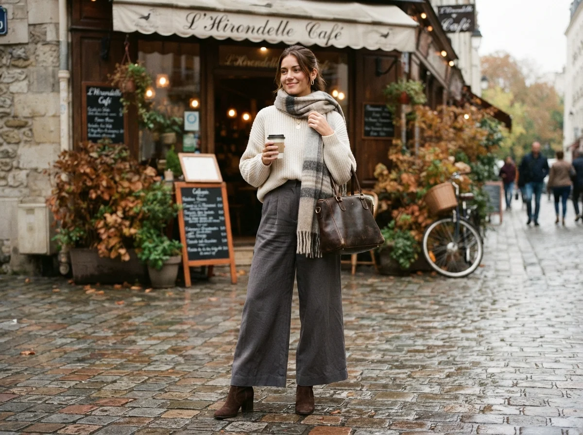 9. Cozy Knit Layers