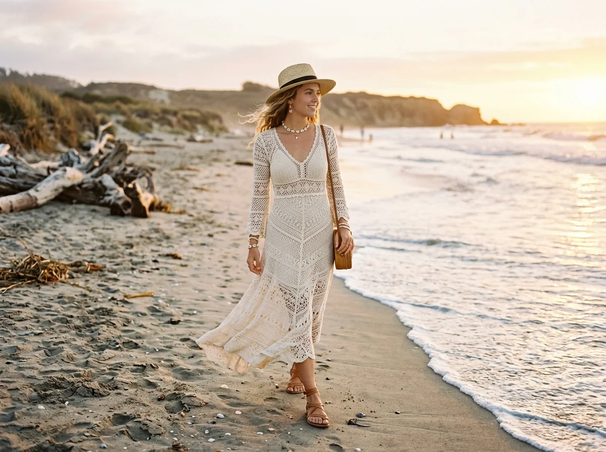 Boho Beach Look