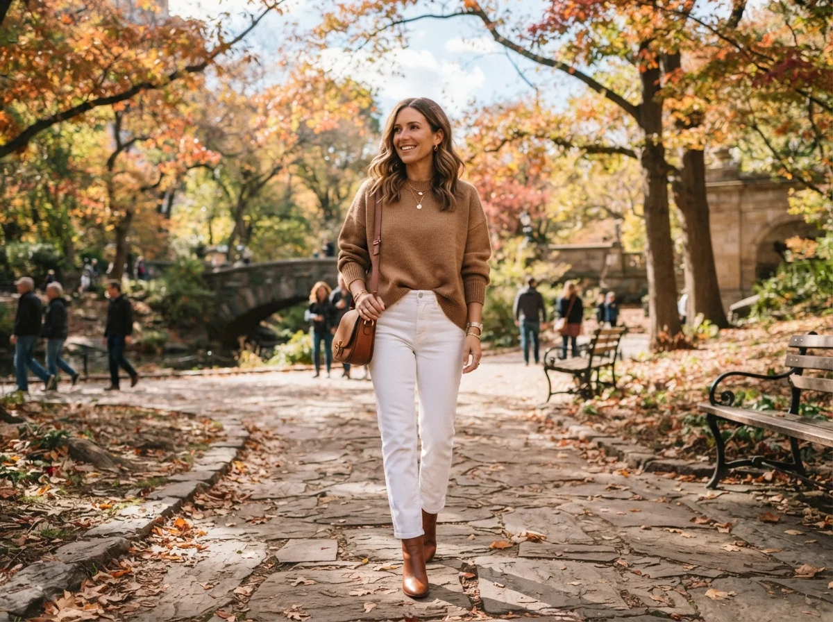 Camel Sweater Pairing