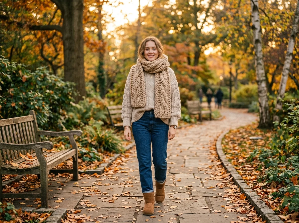 Chunky Scarf Layers
