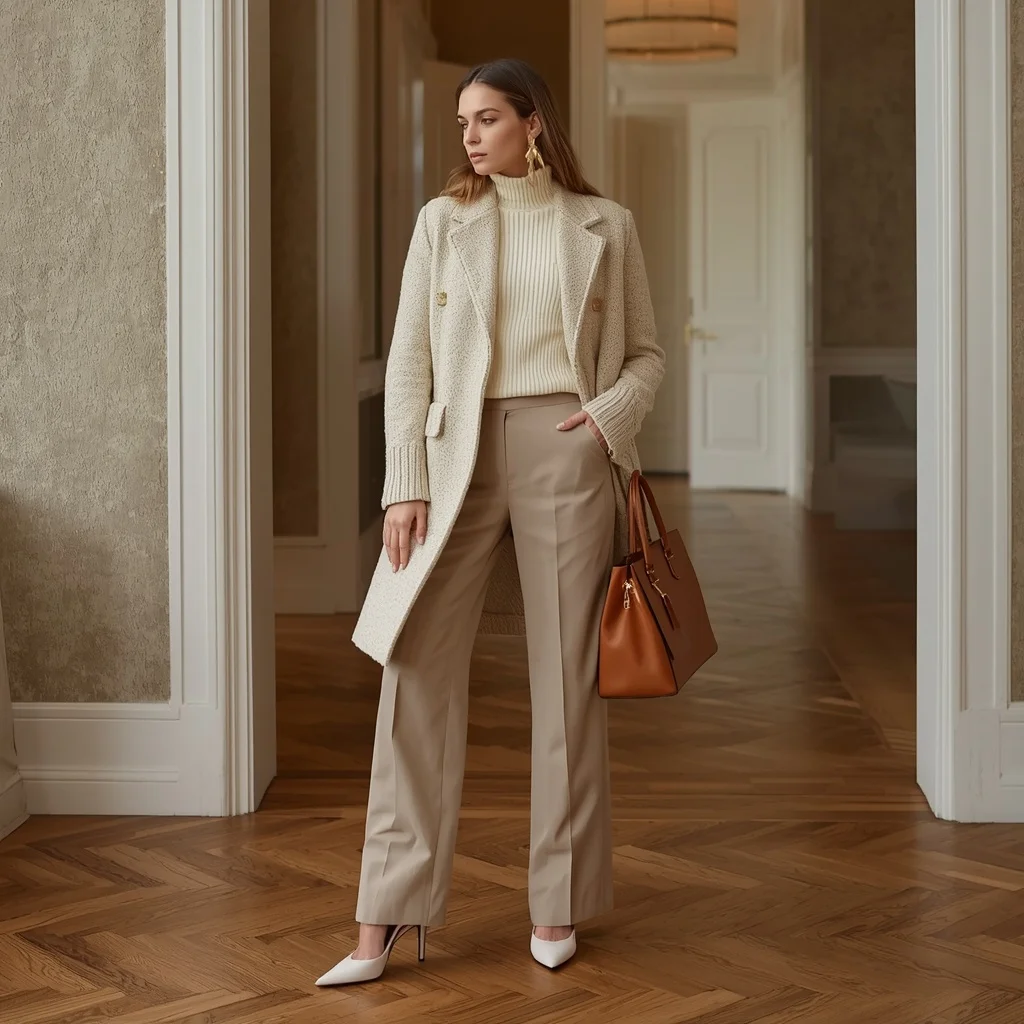 Cream Knit Elegance