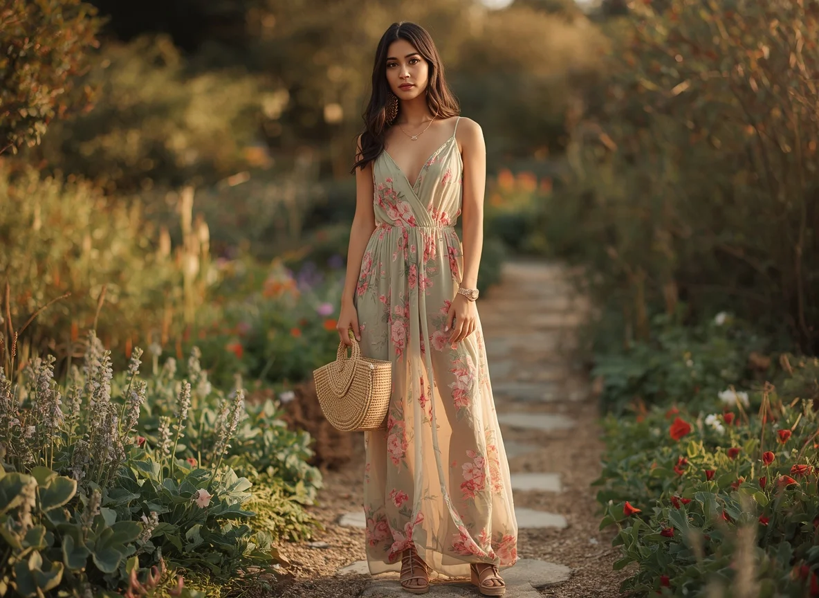 Flowy Floral Charm