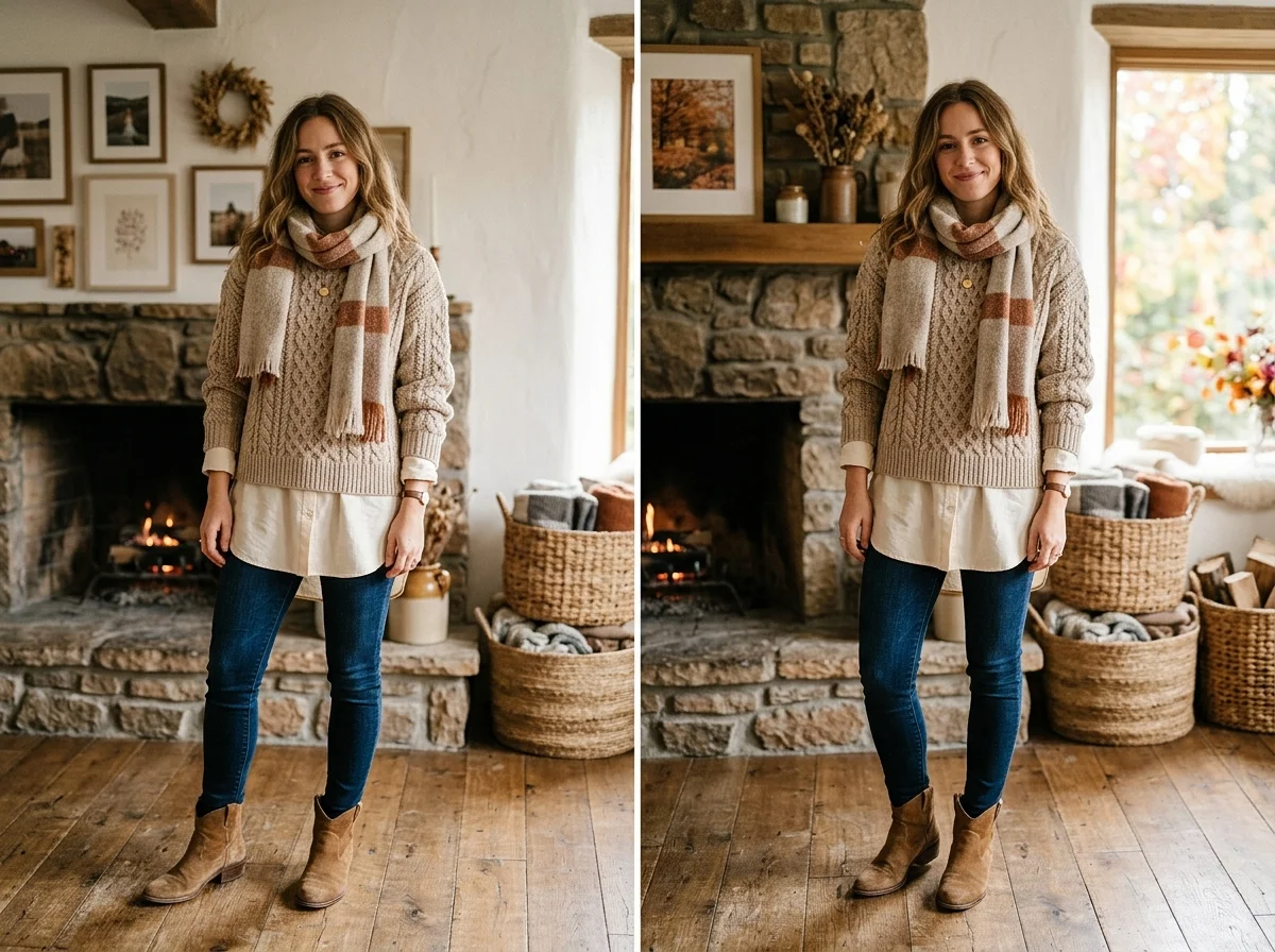 Layered Knit Cozy