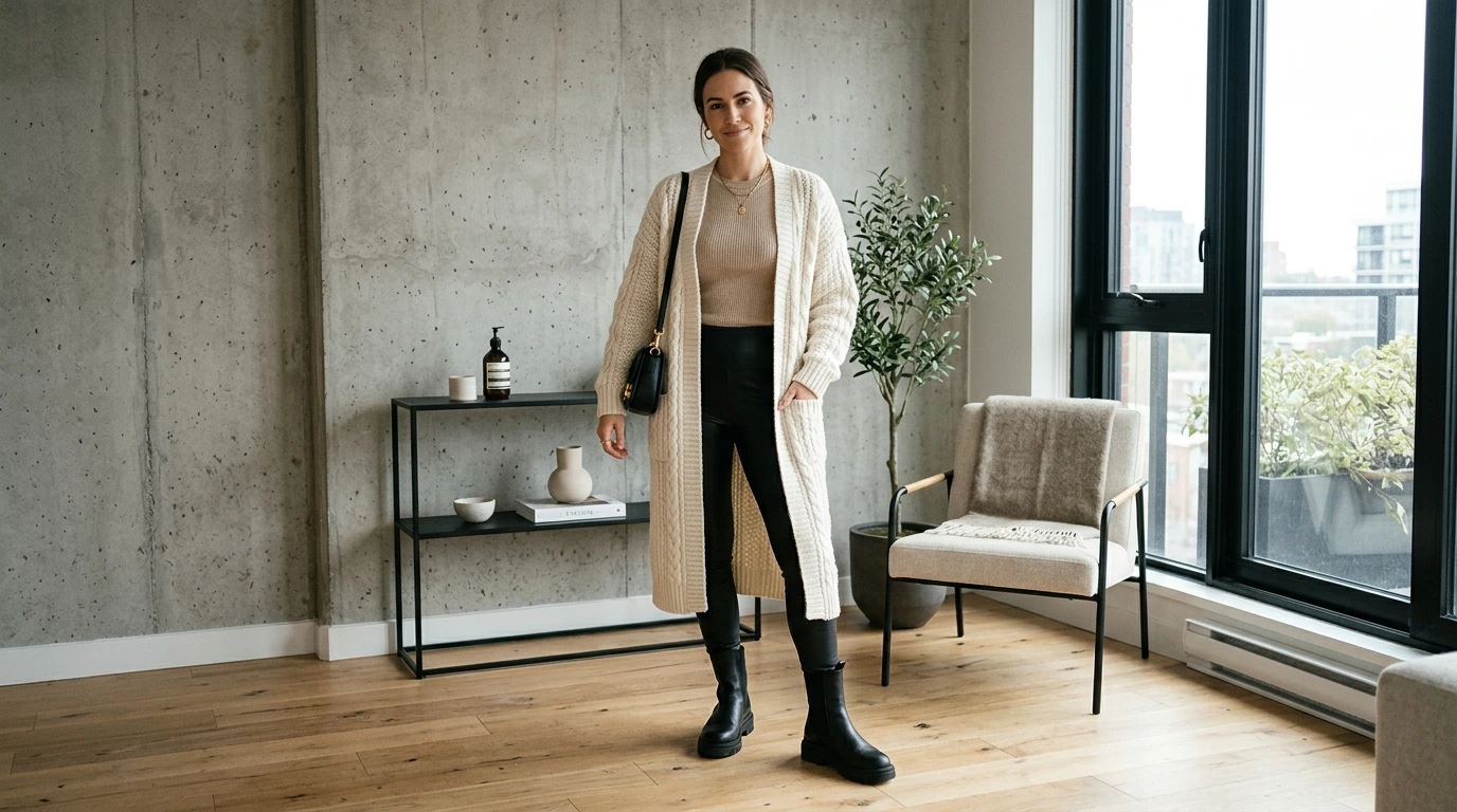 Leather Legging Look