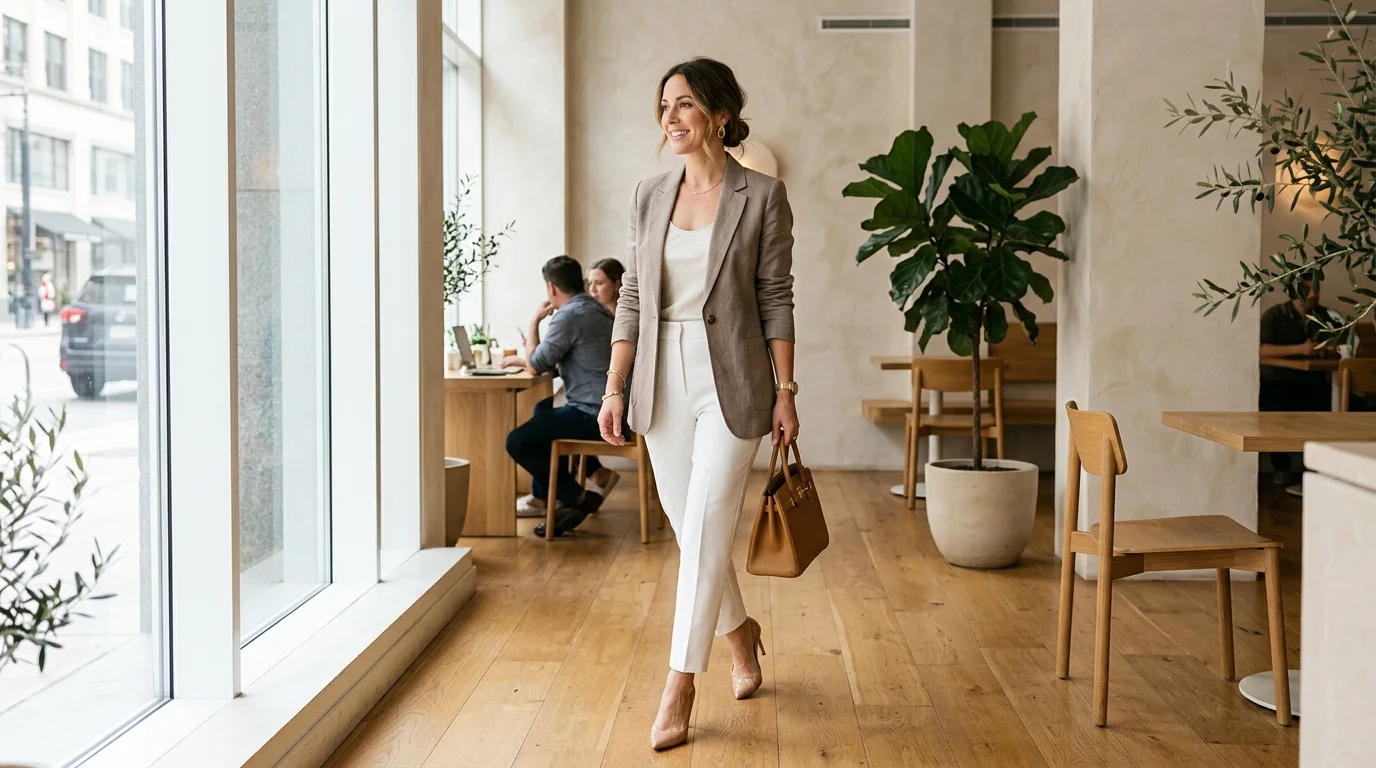 Linen Blazer Style