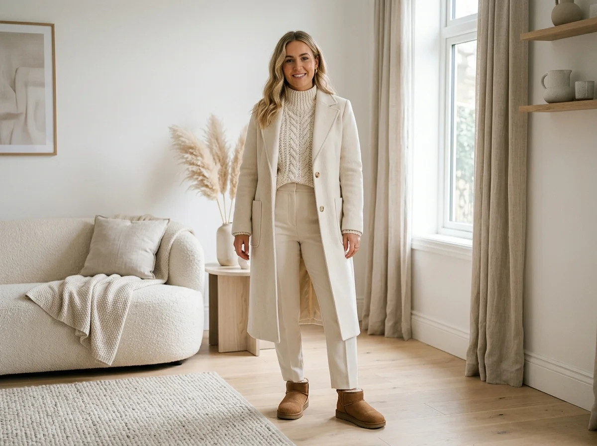 Monochrome Cream Outfit