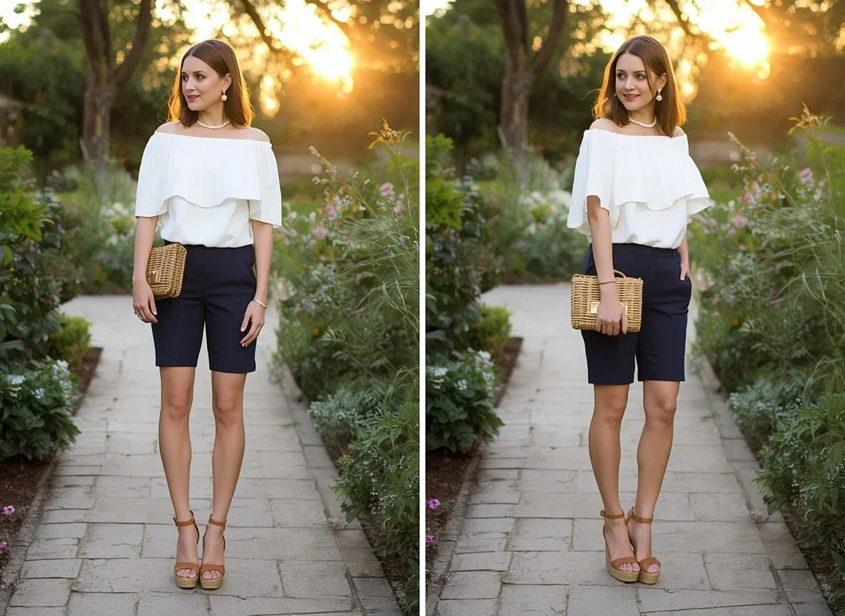 Off-Shoulder Elegance