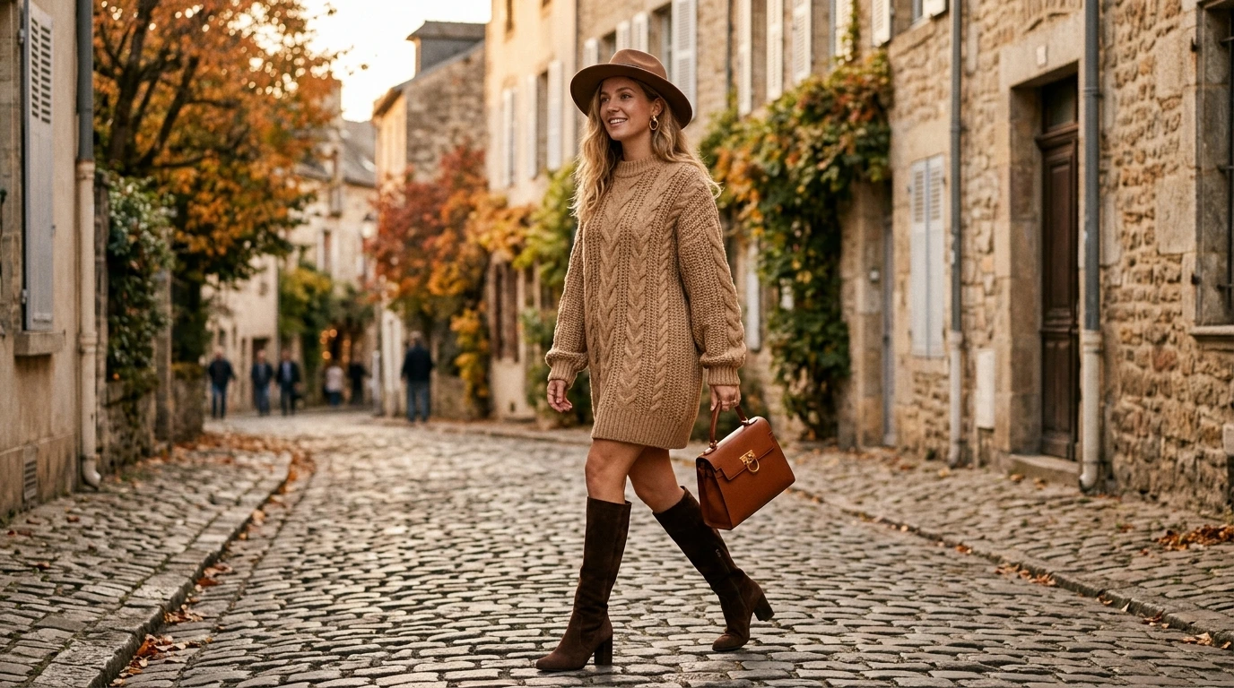 Oversized Sweater Dress