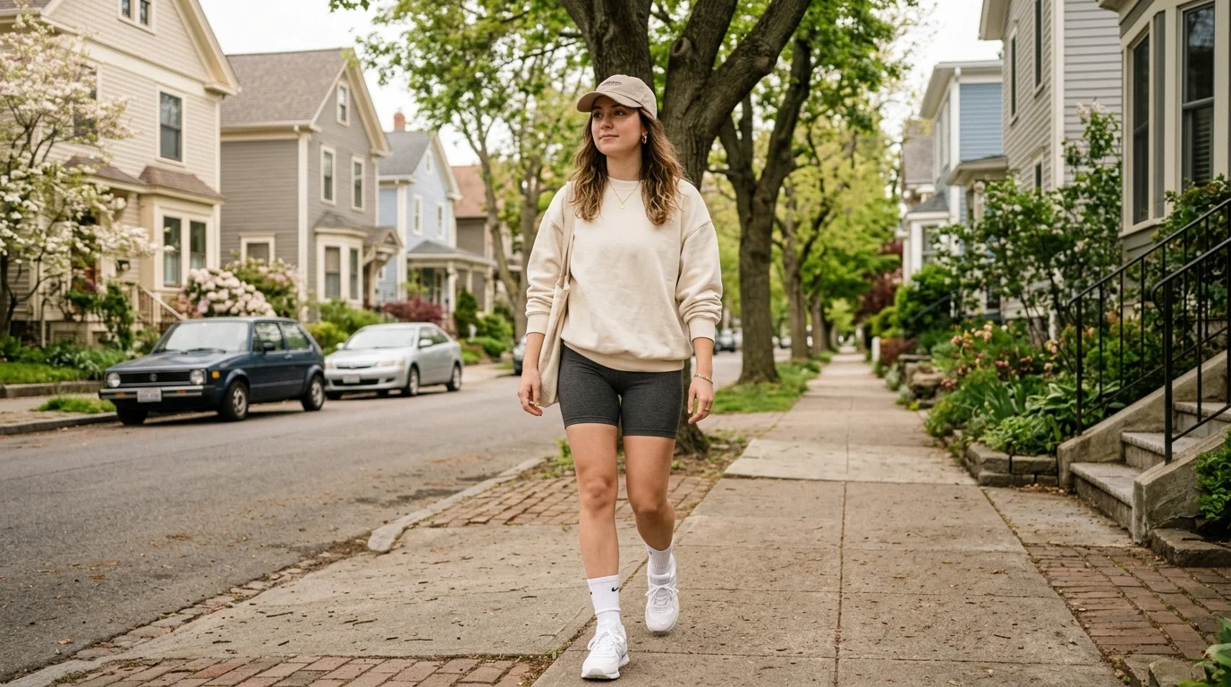 Oversized Sweatshirt Look