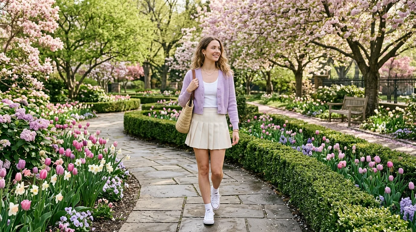 Pastel Cardigan Pairing