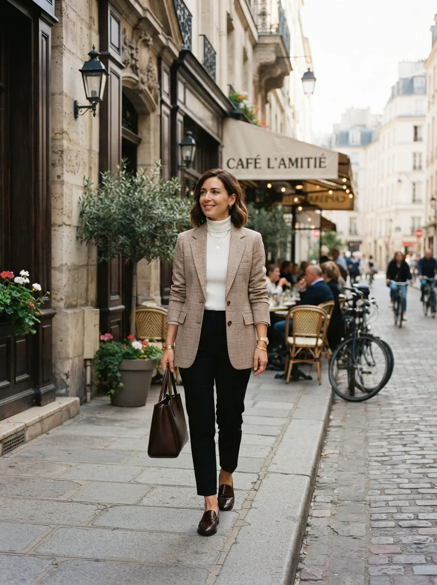 Plaid Blazer Style