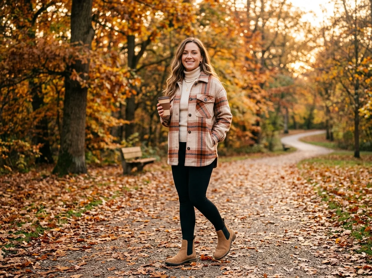 Plaid Shacket Style