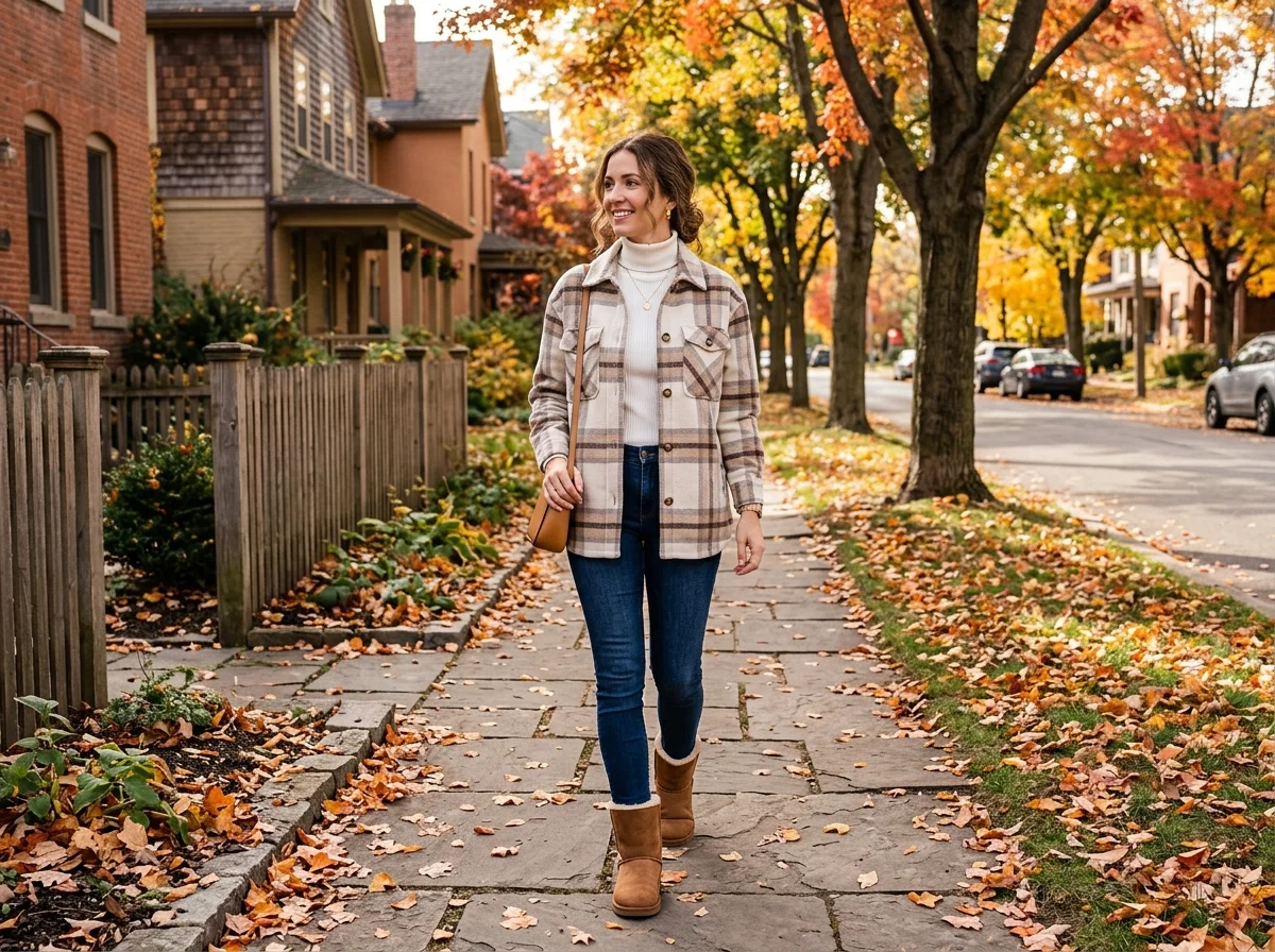 Plaid Shacket Style