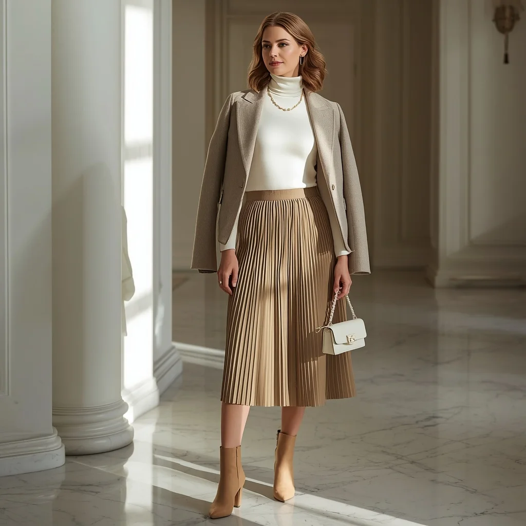Pleated Midi Grace
