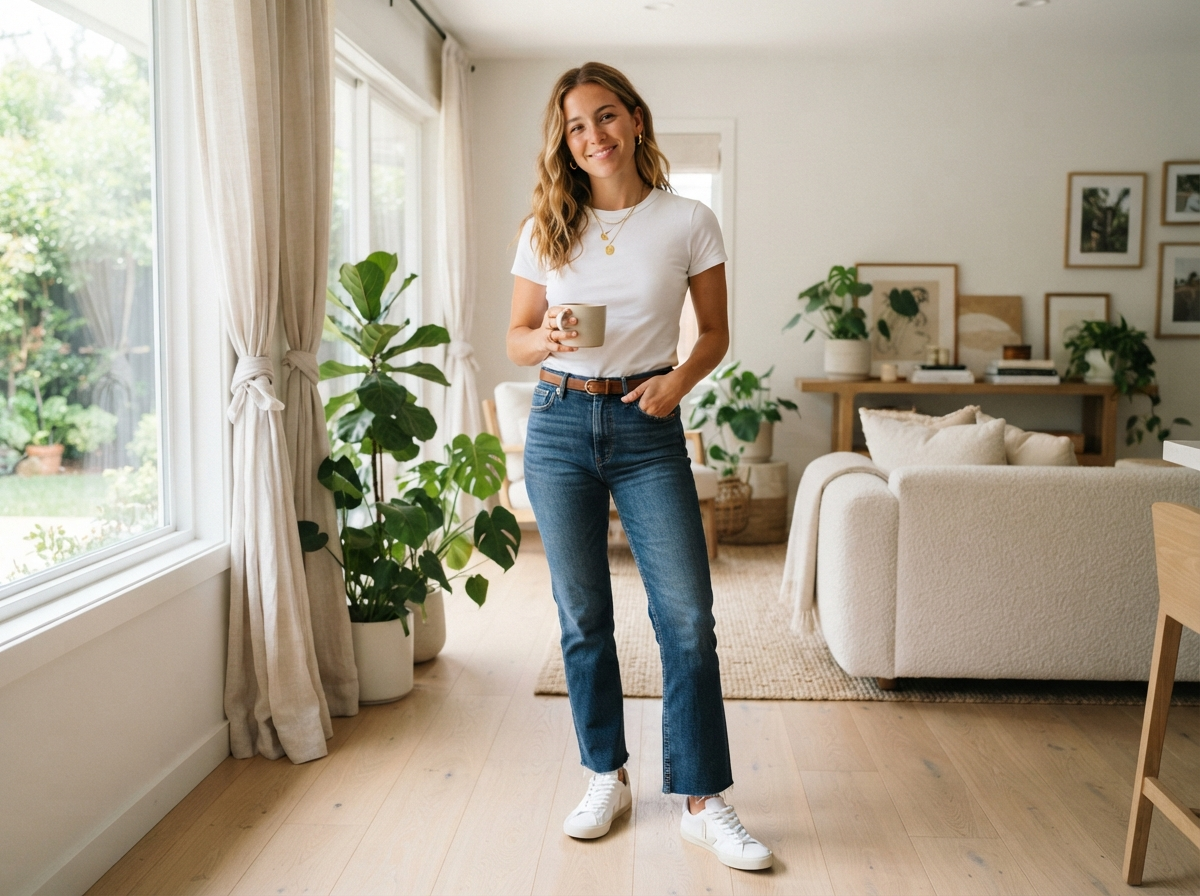 Simple White Tee