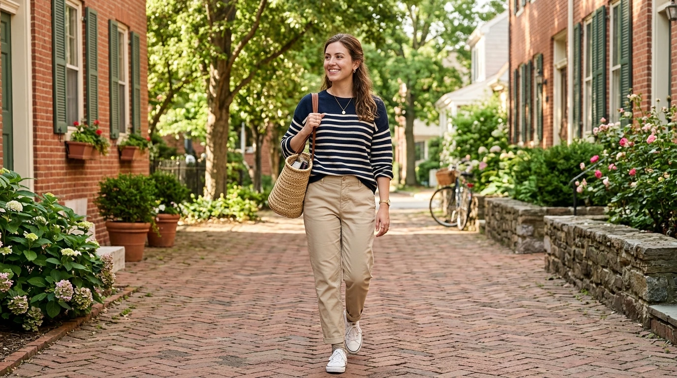 Striped Sweater Combo