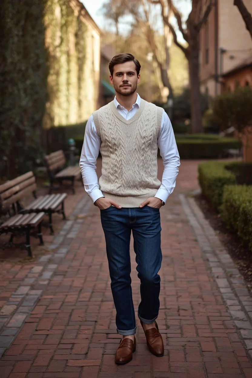Sweater Vest Layers