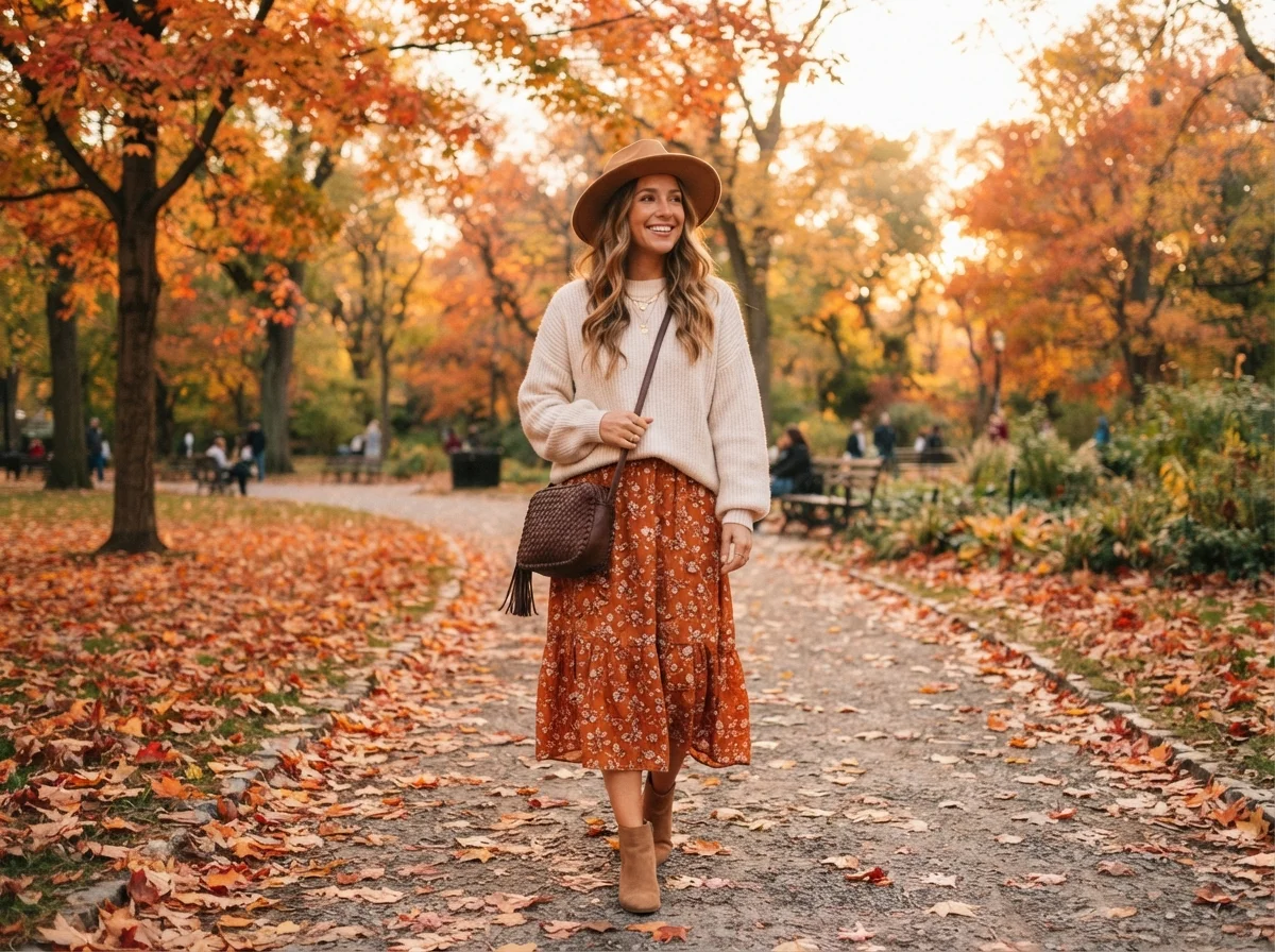 Sweater and Midi Dress