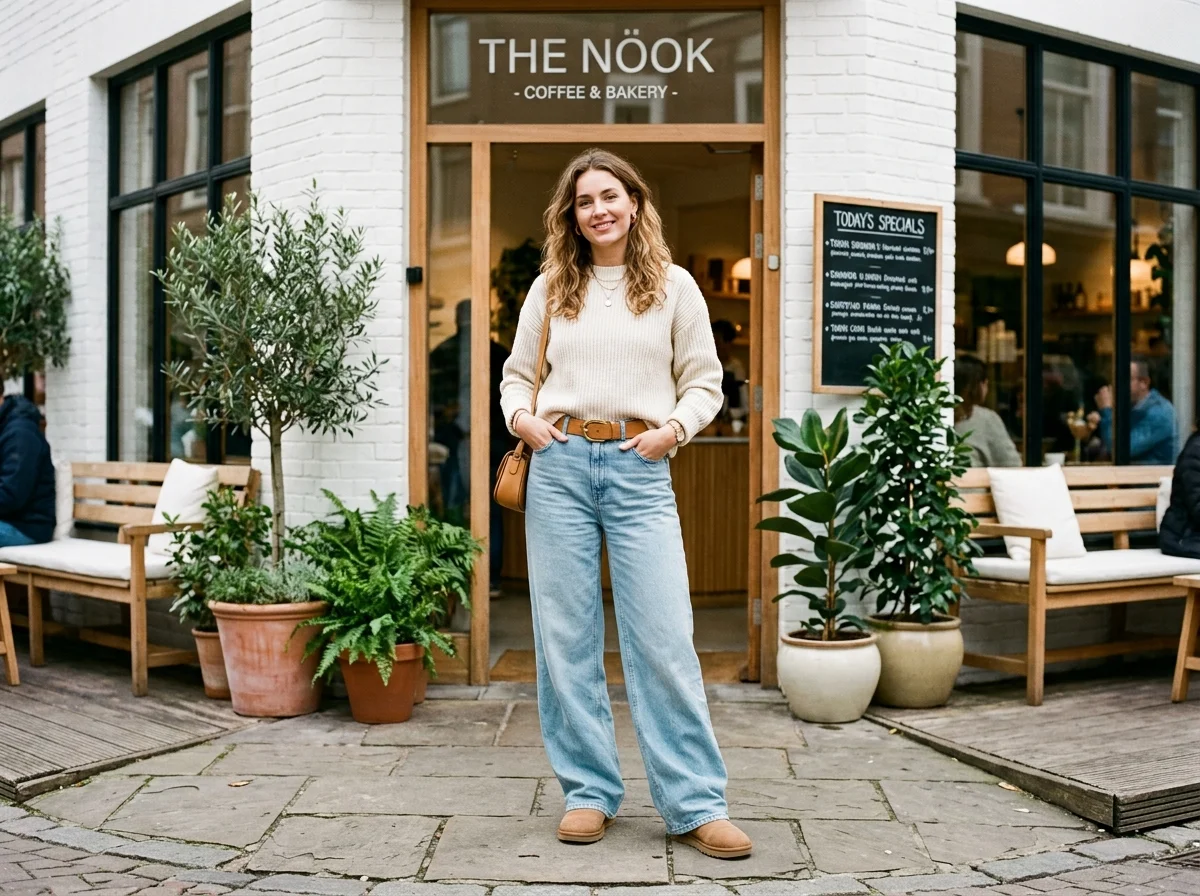 Wide-Leg Jeans