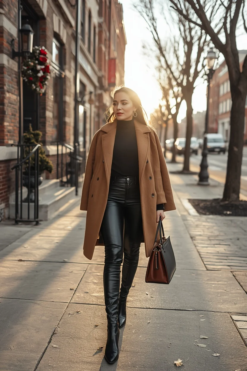 1. Classic Black Leather