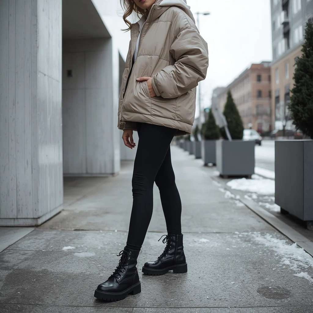 3. Oversized Puffer Style