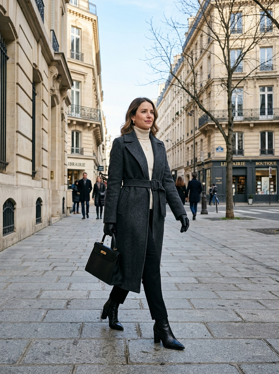 Belted Wool Coat