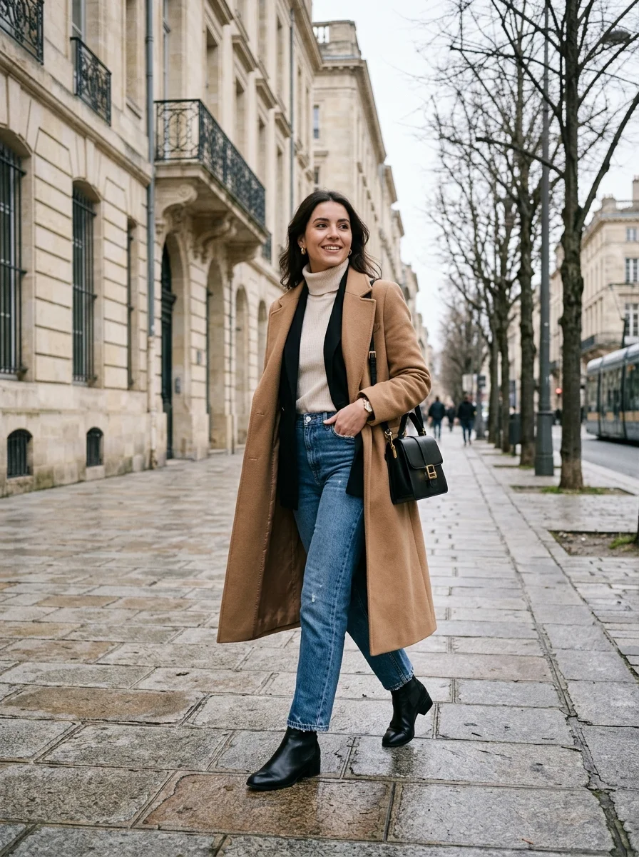 Classic Camel Coat