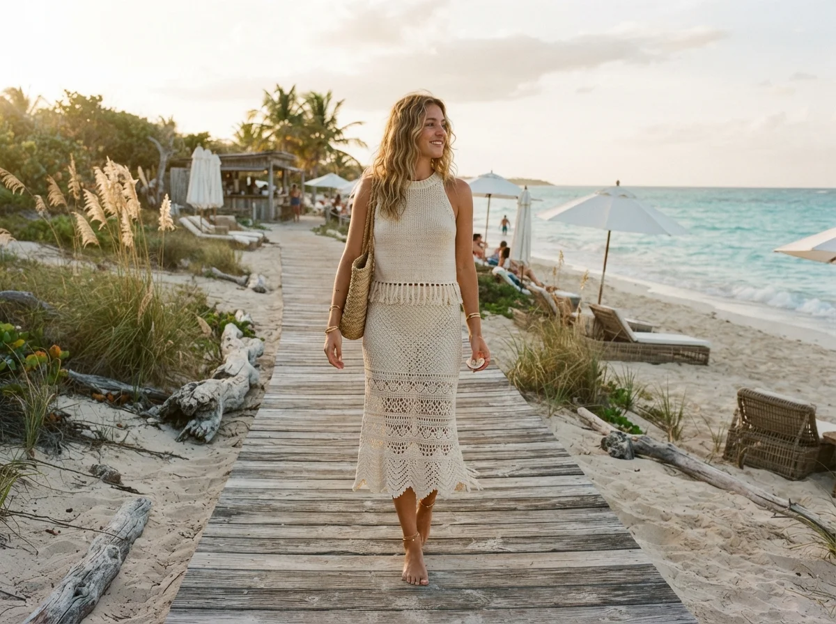 Crochet Beach Set