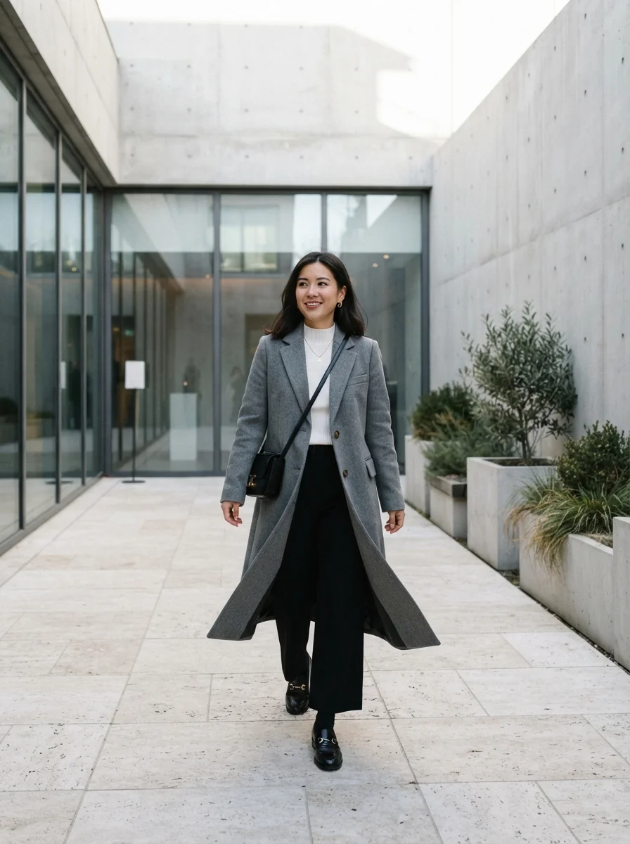 Longline Gray Minimalism