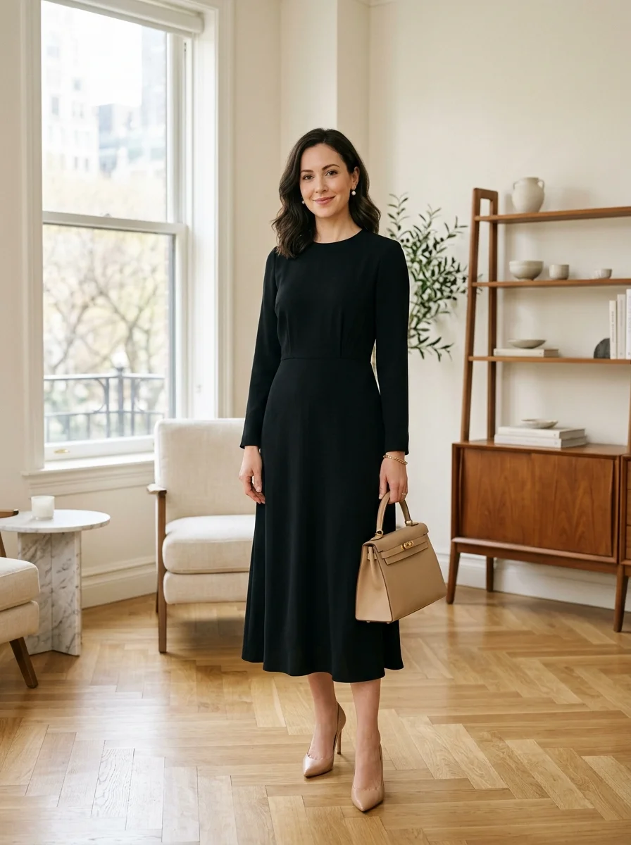 Minimal Black Dress