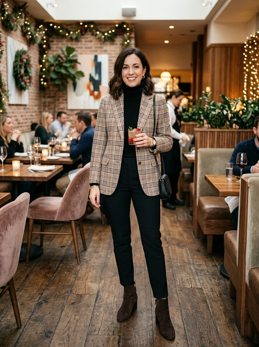 Plaid Blazer Style