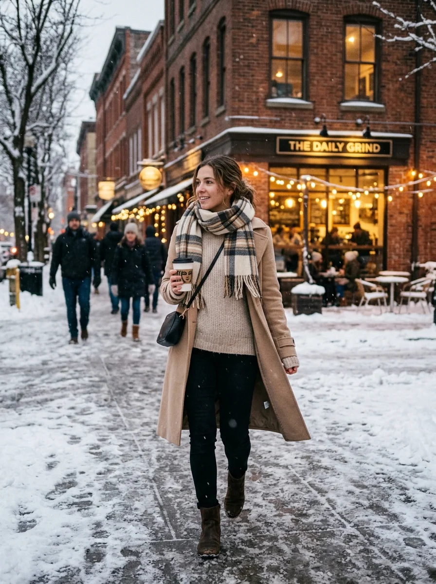 Plaid Scarf Pairing