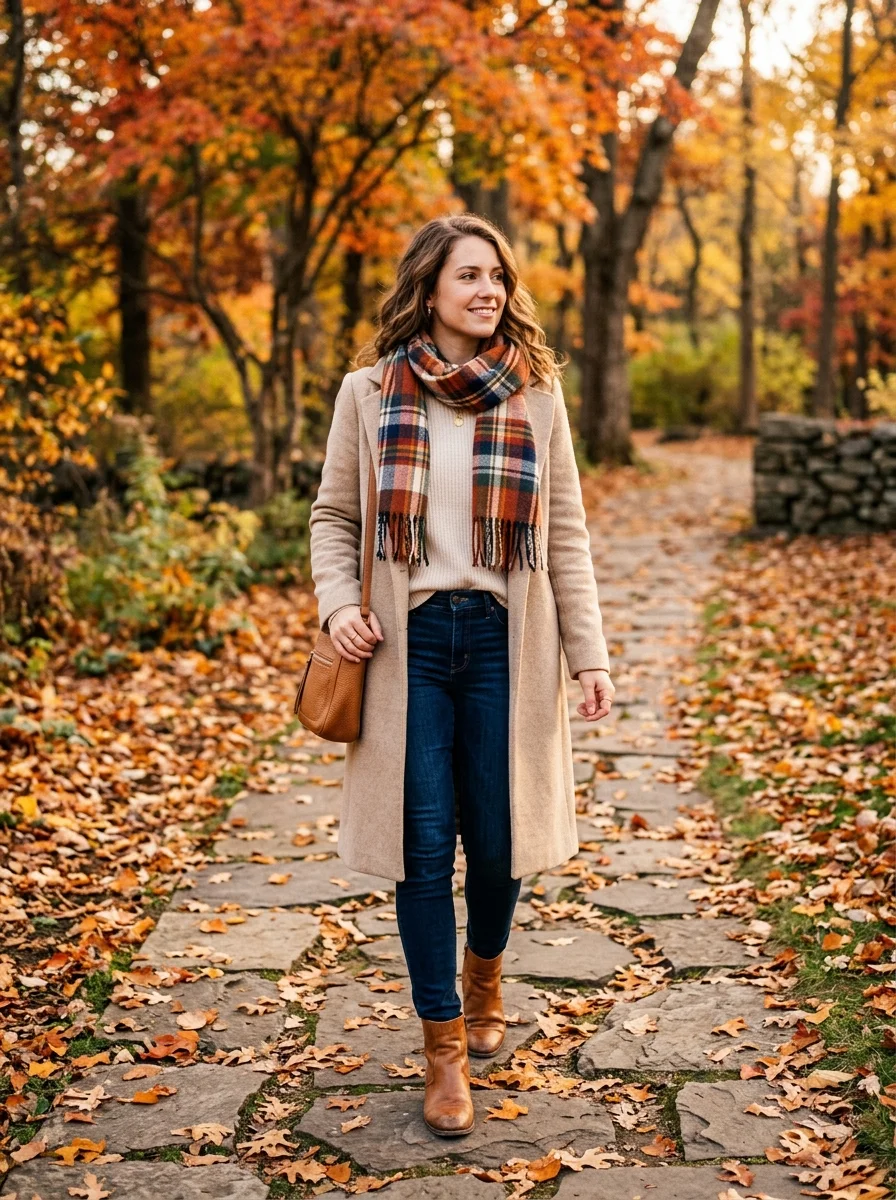 Plaid Scarf Style