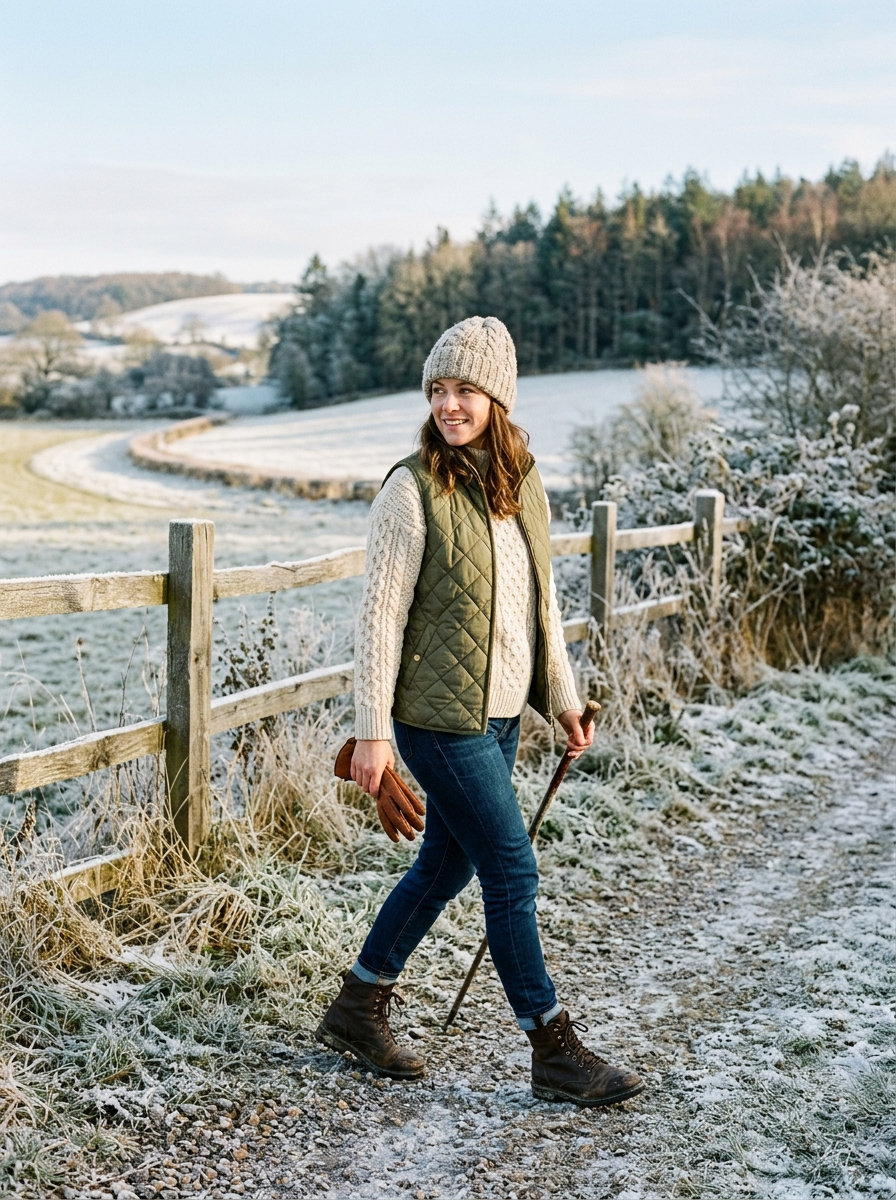 Quilted Vest Layers