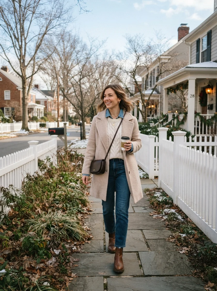 Relaxed Denim Layers