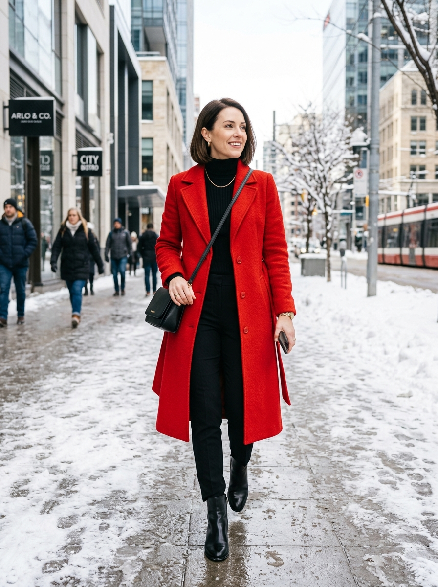 Statement Red Coat