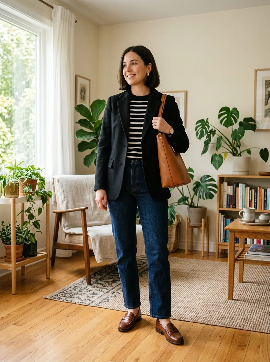 Striped Knit Combo