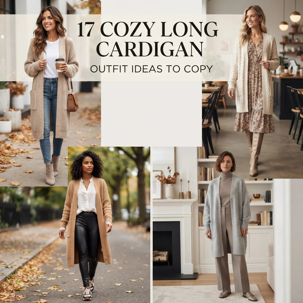 17 Cozy Long Cardigan Outfit Ideas to Copy