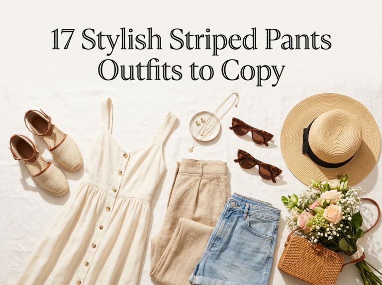 17 Stylish Striped Pants Outfits to Copy