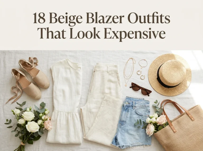 18 Beige Blazer Outfits That Look Expensive