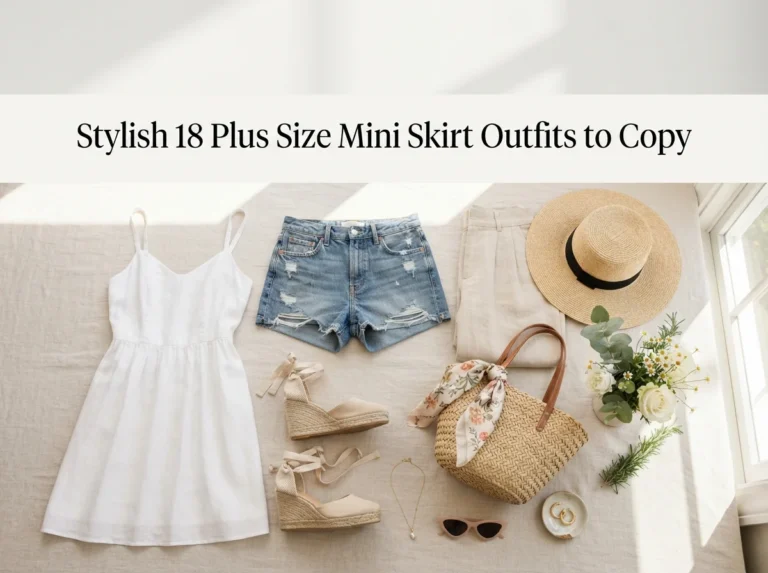 18 Plus Size Mini Skirt Outfits to Copy