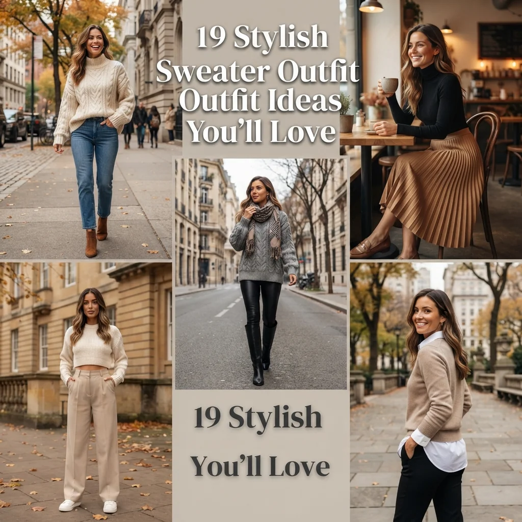 19 Stylish Sweater Outfit Ideas You Love